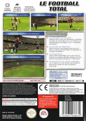 FIFA Soccer 2005 box cover back